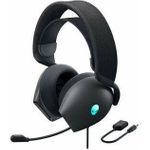 Dell Alienware Kabelgebundenes Gaming-Headset AW520H Over-Ear, mit Mikrofon, Dark Side of the Moon, Geräuschunterdrückung (545-BBFH)