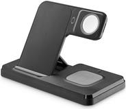 Cellularline Triple Wireles Charger 3in1 Black (WIRESTAND3IN1FBK)