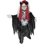 EUROPALMS Halloween Figur Skelett La Catrina, animiert, 100cm (83316146)