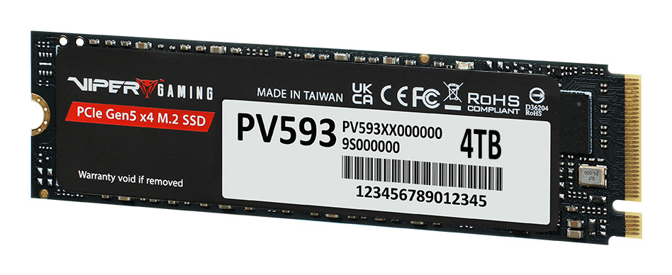 Patriot Viper Gaming PV593 4 TB SSD PCIe 5.0 x4 NVMe