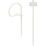 Hama Kabelbinder mit Beschriftungsfeld, 98 mm, Natur, 25 Stück (00221003)