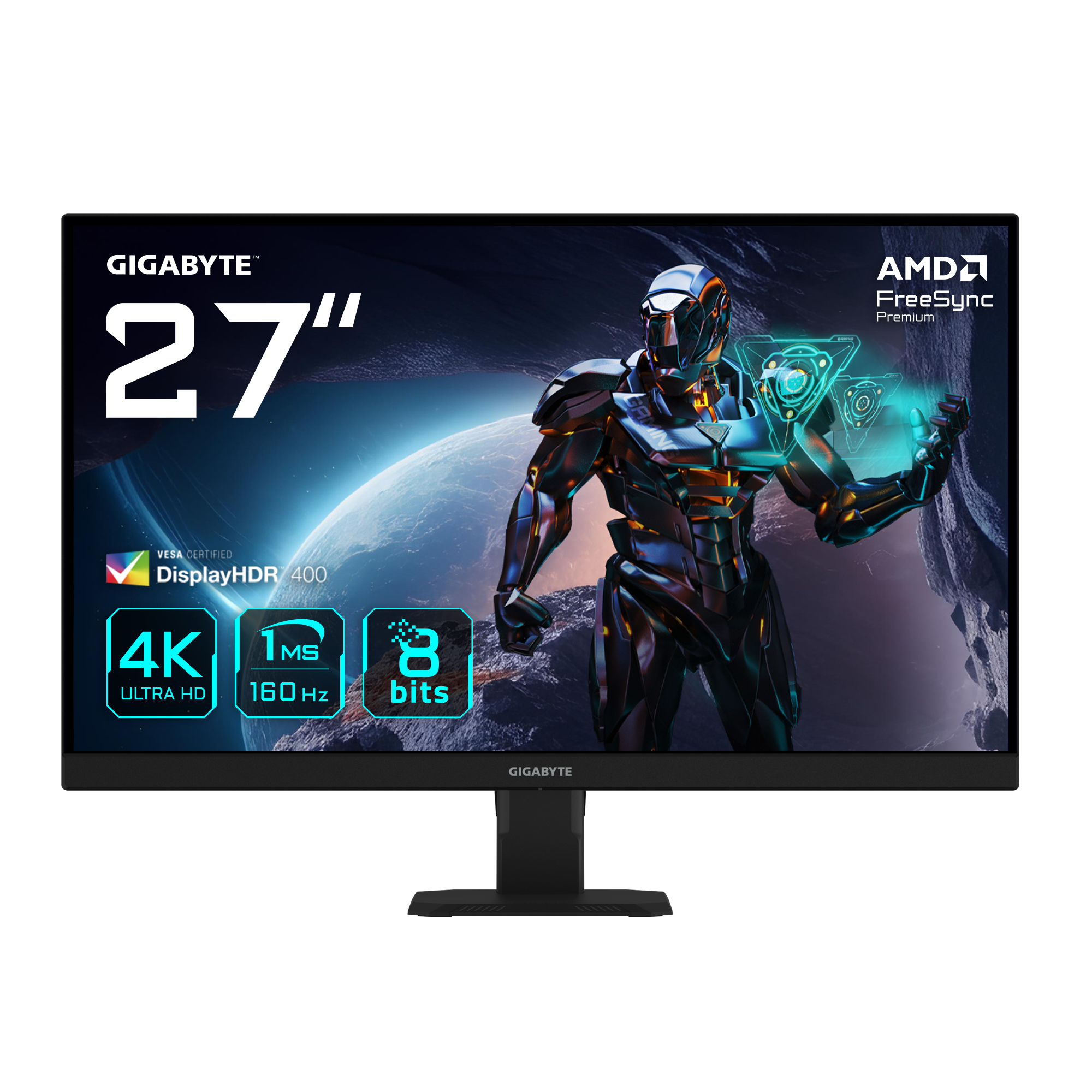 Gigabyte GS27U 27" 4K UHD Gaming Monitor Schwarz