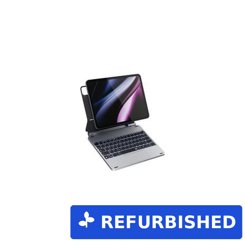 Epico Aluminium Keyboard Case iPad Pro 11 M4 Grau - Tasche (90311102100005) (geöffnet)