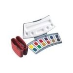 Pelikan Studien Aquarell-Malkasten 725 D-12, 12 Farben inkl. 2 Wasserboxen, mit Mischpalette (721886)