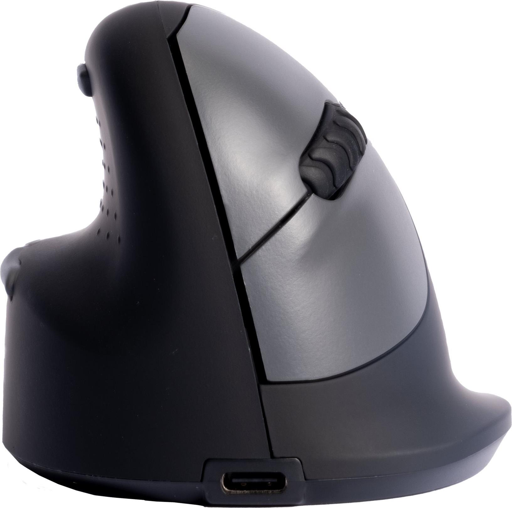 R-Go Tools HE Break Ergonomische Vertikale Maus Linkshänder Medium Bluetooth Schwarz