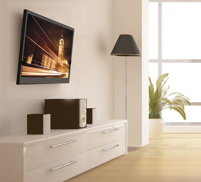 B-TECH BT7523/B Wandhalterung neigbar bis 47" 25 kg VESA 200x200 Schwarz