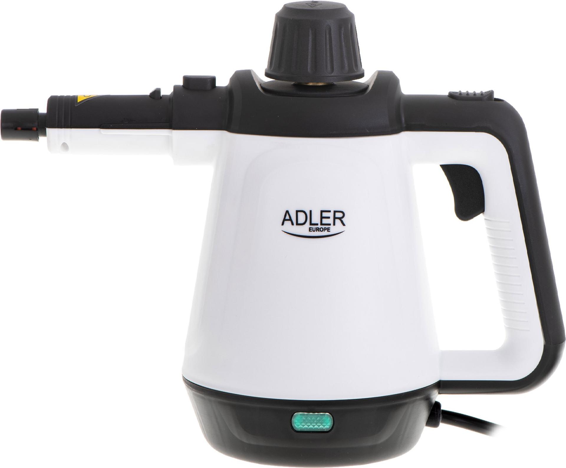 Adler AD 7038 Dampfreiniger 0,45 l 2000 W Schwarz - Weiß