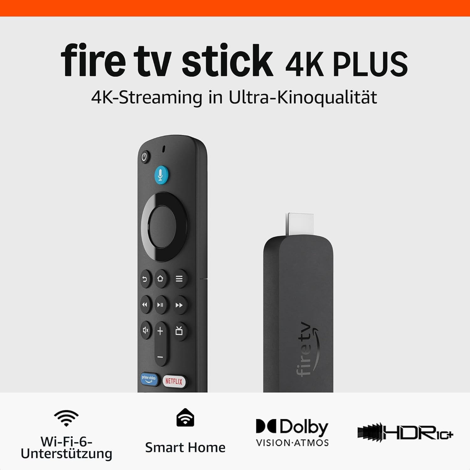 Amazon Fire TV Stick 4K Plus 8 GB Schwarz