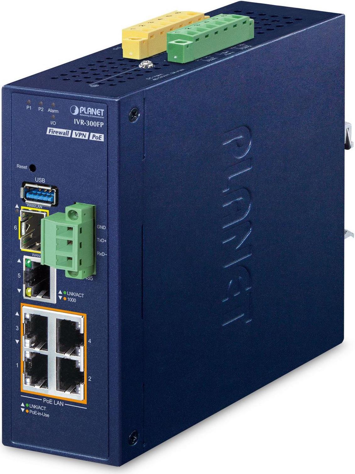 Planet Industrial 4-Port (IVR-300FP)