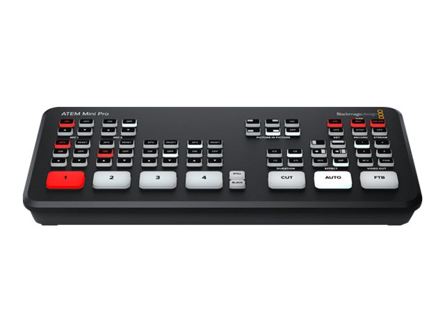 Blackmagic Design ATEM Mini Pro Videomischer 4 HDMI Full HD Schwarz