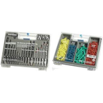 BRÜDER MANNESMANN Bohrer-Set, 300-tlg, im Kunststoffkoffer mit Dübel-Sortiment, Bohrer aus HSS & CV-Stahl, - 1 Stück (M590-300)