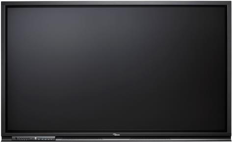 Optoma 3862RK Digital Signage Touch Display 218,4 cm 218,40cm (86")  4K UHD, 8ms, 400cd/m², HDMI, DisplayPort, USB, LAN (H1F0H05BW101)