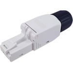Equip Cat.6 Tool-free RJ45 Stecker, 5 Stück/Set. Stecker: RJ-45, Produktfarbe: Schwarz, Weiß, Steckerverbindergeschlecht: Männlich. Gewicht: 6,8 g, Breite: 50,1 mm, Tiefe: 11,7 mm. Menge pro Packung: 5 Stück(e). Verpackungsbreite: 175 mm, Verpackungstiefe: 100 mm, Verpackungshöhe: 23 mm. Ursprungsland: China, Breite des Versandkartons: 520 mm, Länge des Versandkartons: 350 mm (121161)