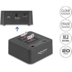 Delock USB 20 Gbps M.2 Dockingstation für 2 x NVMe PCIe SSD mit Klon- und (64300)
