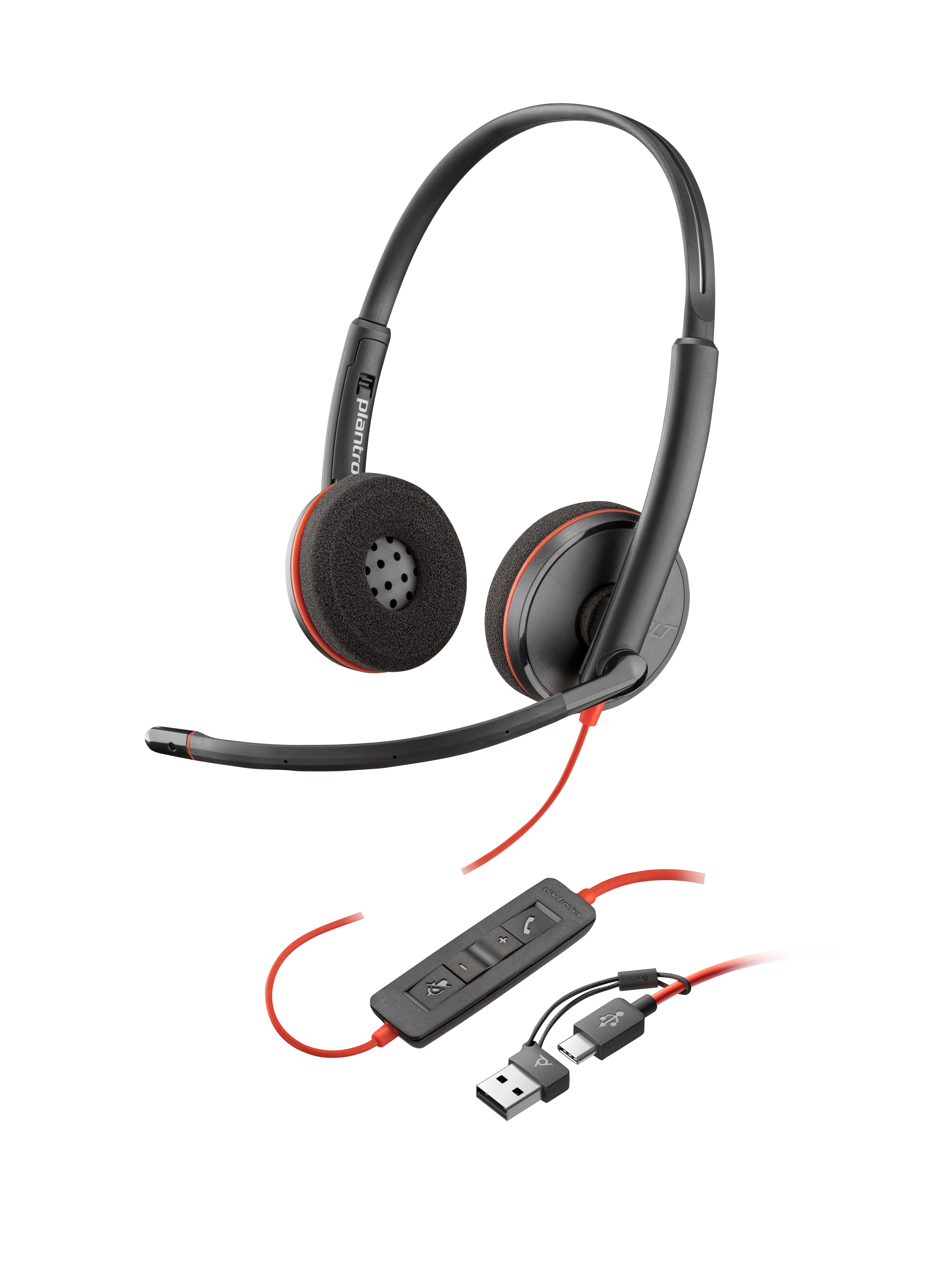HP Blackwire 3210 Monophon USB-C Headset Schwarz