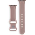 Hama Armband zum Wechseln Fantastic Feel für Apple Watch 42/44/45/49mm, Nude (00215634)