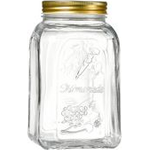 Ritzenhoff & Breker Vorratsglas Homemade, 5,0 L aus Glas, mit Deckel, eckige Form, - 1 Stück (807592)