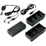 Zebra 3-Slot Battery Charger Connected via Y Cable (SAC-MPP-6BCHUS1-01)