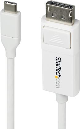 StarTech.com 6.6ft (2m) USB C to DisplayPort 1.2 Cable, Bidirectional (CDP2DP2MBW)