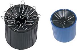 Helit Linear blau Büroklammerspender Kunststoff (H6390834)