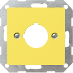 GIRA Abdeckung 027102+Tragring Taster System 55 gelb (027102)
