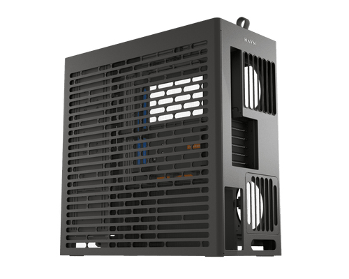 HAVN HS 420 VGPU Midi-Tower E-ATX Tempered Glass PCIe 5.0 Riser Schwarz