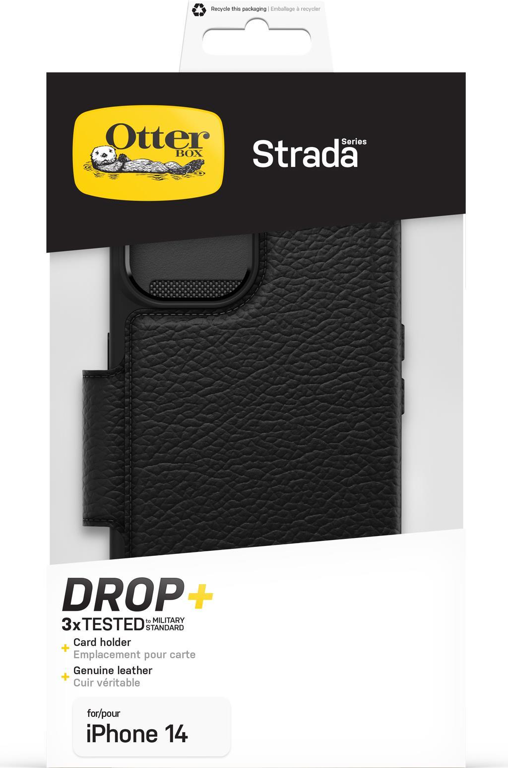 OtterBox Strada Hülle für iPhone 14 Shadow schwarz (77-89662)
