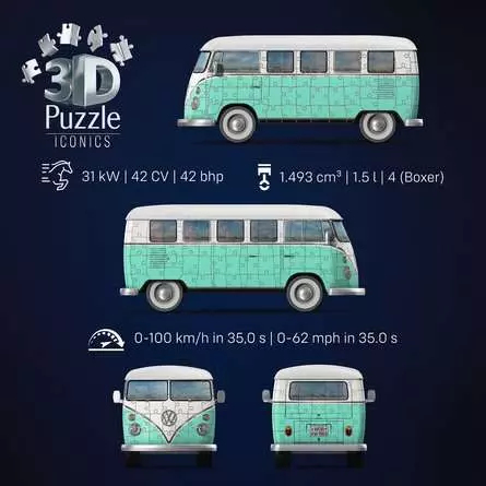 Ravensburger 3D Puzzle Iconics Volkswagen T1