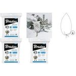 Bradas Winter-Vlieshaube für Pflanzen, 570 mm, weiß für 570 mm Durchmesser, Maße: 0,9 x 1,5 m, Gewicht: 50 g/qm, - 1 Stück (AWWC502090150)