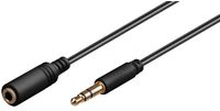 Microconnect AUDLG3G 3m 3.5mm 3.5mm Schwarz Audio-Kabel (AUDLG3G)