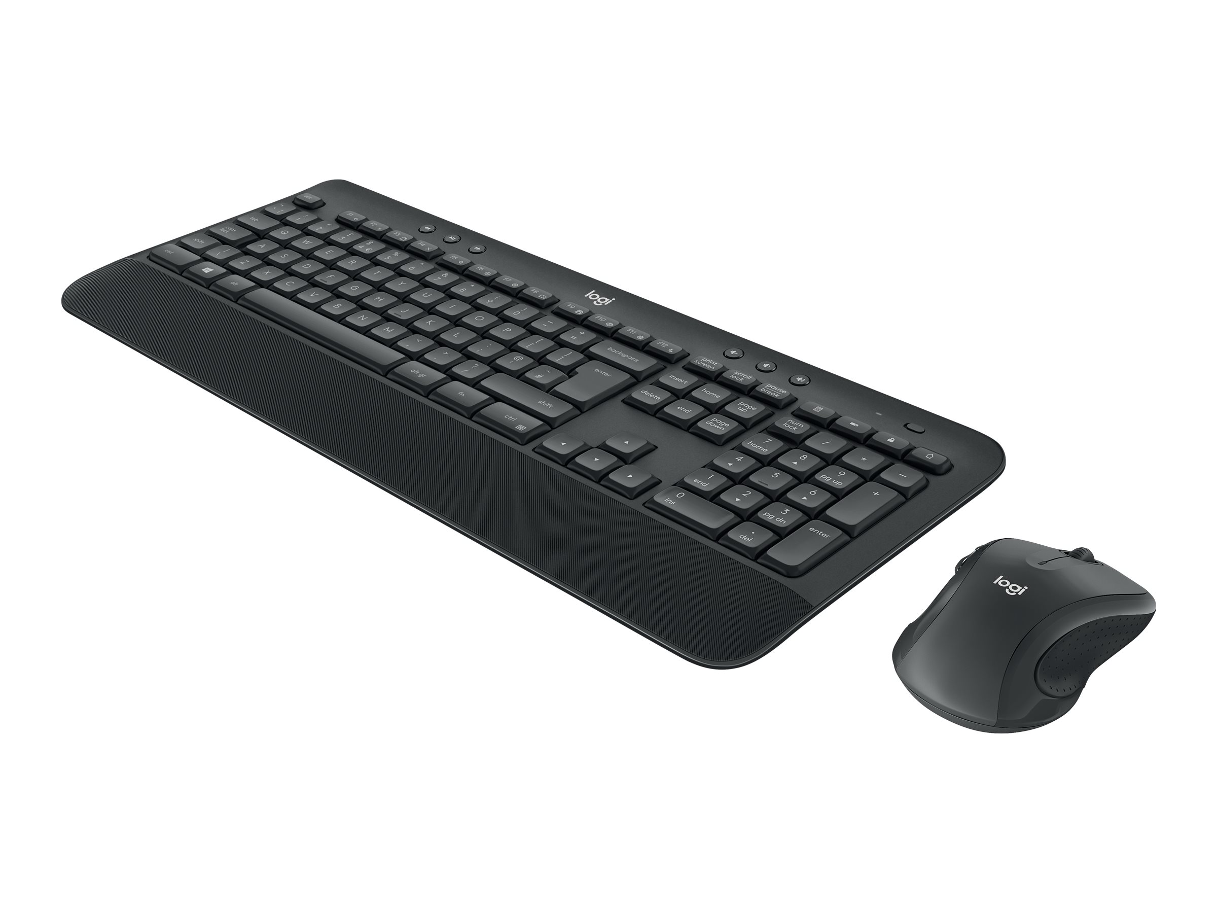 Logitech MK545 Advanced Tastatur- und Maus-Set Kabellos 2.4 GHz Schwarz