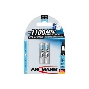 ANSMANN Micro - Batterie 2 x AAA Typ NiMH 1100 mAh (5035222)