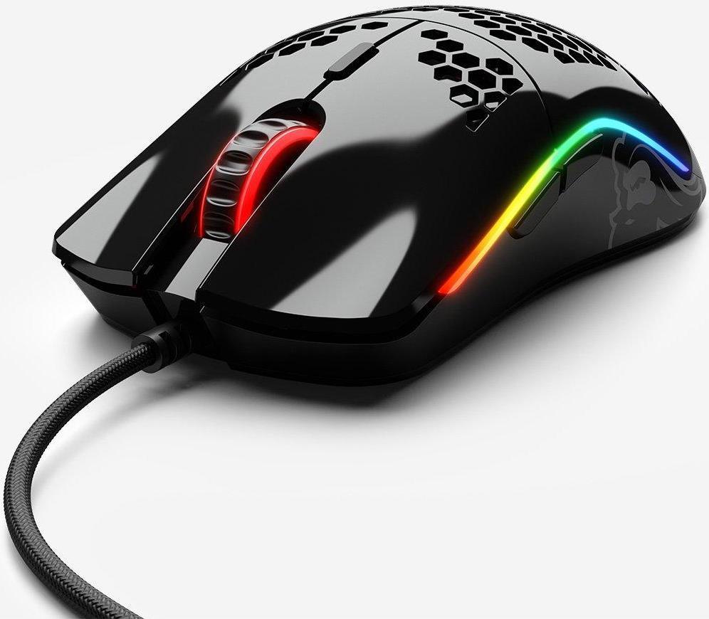 Glorious PC Gaming Race Model O- Maus rechts USB Typ-A Optisch 3200 DPI (GOM-GBLACK)