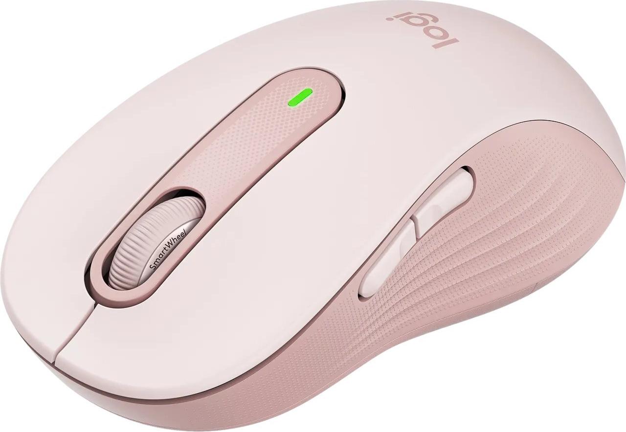 Logitech Signature M650 Large Kabellose Maus Rosé