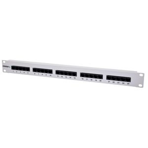 Synergy 21 Patch Panel 25x TP CAT3 ISDN 19" Lichtgrau