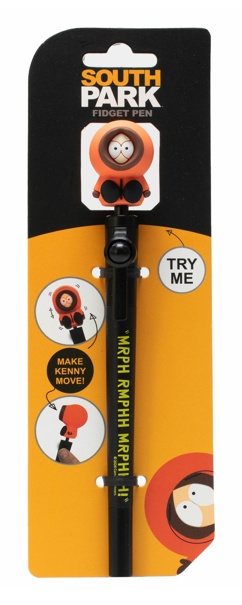 Thumbs Up Stick-Kugelschreiber Schwarz, Orange, Gelb