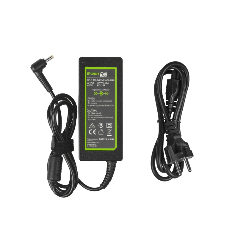 Green Cell PRO AD123P Netzteil 60 W Schwarz