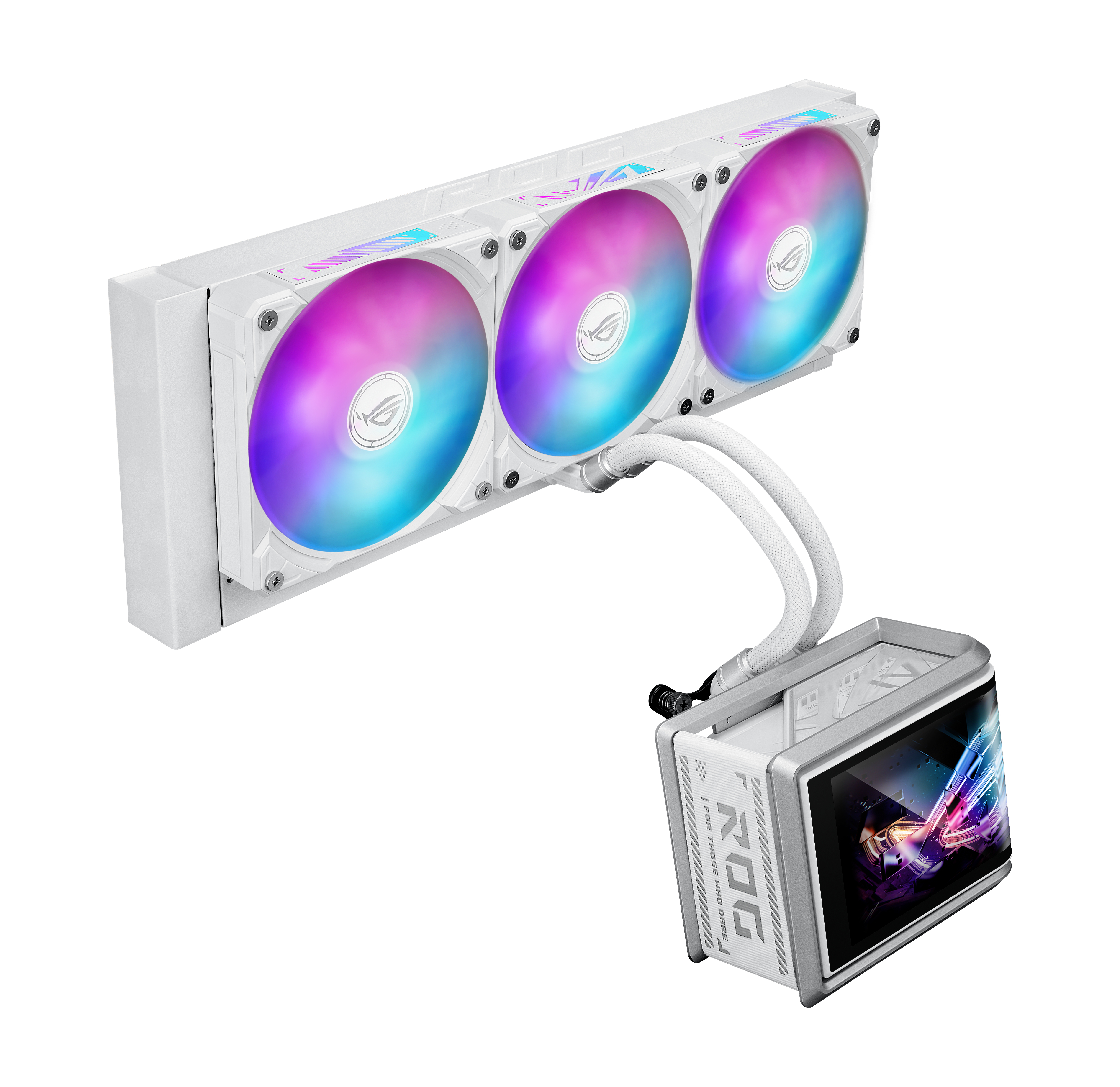 ASUS ROG Ryuo IV SLC 360 ARGB White Edition AIO-Flüssigkeitskühlung 360 mm Weiß