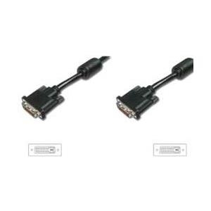 ASSMANN Monitorkabel DVI St/St 3m Dual Link 2Ferrit Kerne Anschlusskabel K8 bulk 24+1 (AK-320101-030-S)