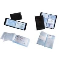 sigel Visitenkarten-Mappe, Lederoptik, schwarz, matt Album für 40 Karten bis 90 x 58 mm (VZ170)