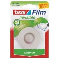 tesa Film, matt-unsichtbar, 19 mm x 33 m Klebefilm aus PP-Folie, beschriftbar, kopierneutral (57477-00004-02)