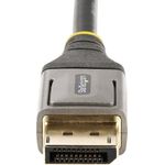 StarTech.com 10ft (3m) VESA Certified DisplayPort 1.4 Cable, 8K 60Hz HDR10, Ultra HD 4K 120Hz DP Video Cable, DisplayPort to DisplayPort Cable, DP Cord for Monitors/Displays, M/M (DP14VMM3M)