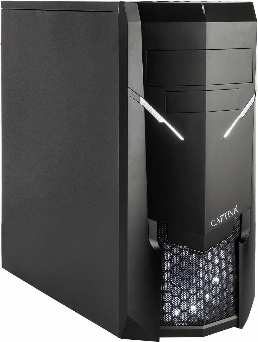 CAPTIVA I59-384 Intel® Core™ i5 i5-10400 16 GB DDR4-SDRAM 480 GB SSD Midi Tower PC Schwarz (59384)