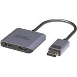 MicroConnect DisplayPort to 2x HDMI female adapter - Adapter (MC-DP-2XHDMI)