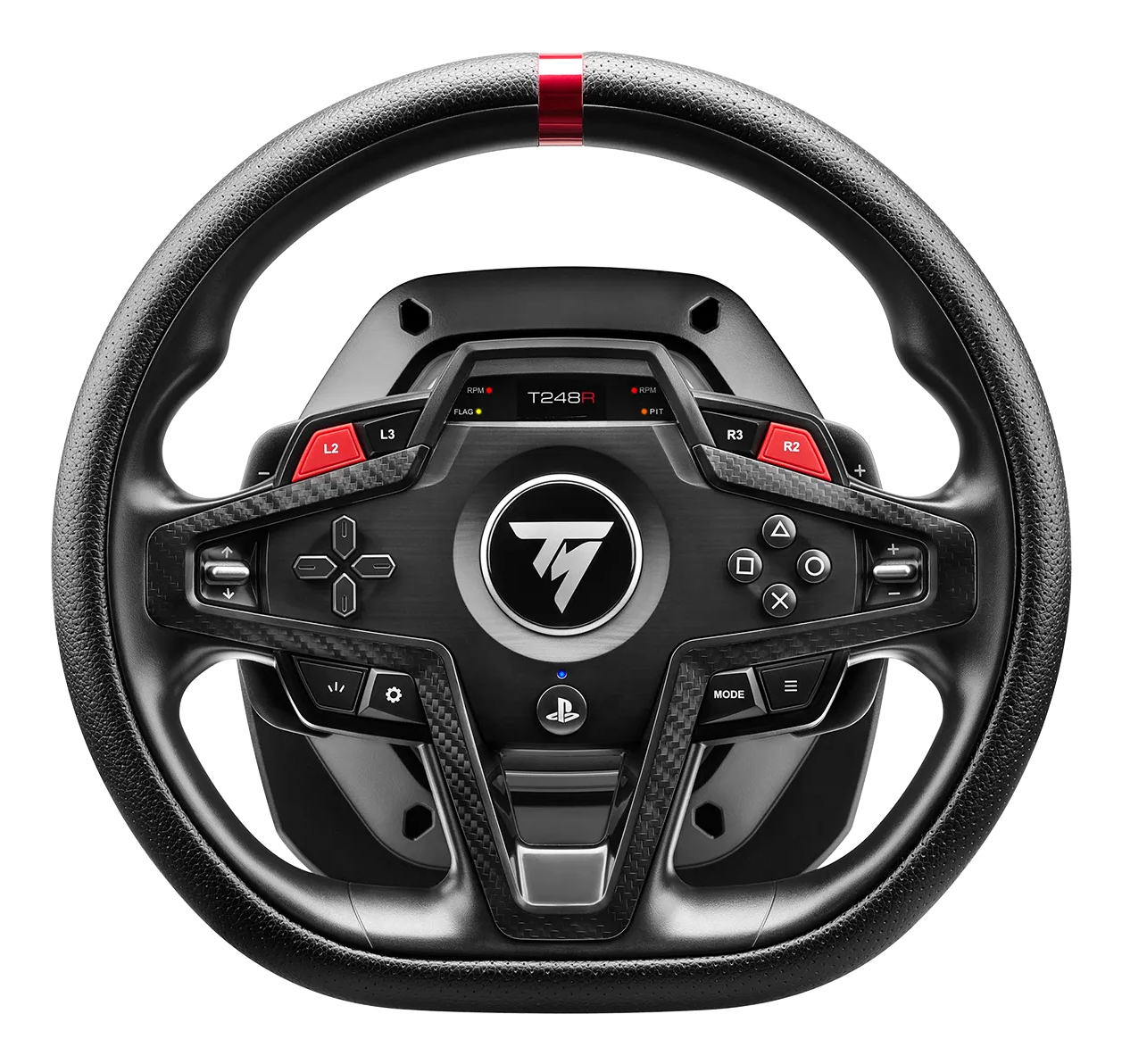 Thrustmaster T248R Lenkrad mit Pedalset USB Kabelgebunden PC, PlayStation 4, PlayStation 5 Karbon