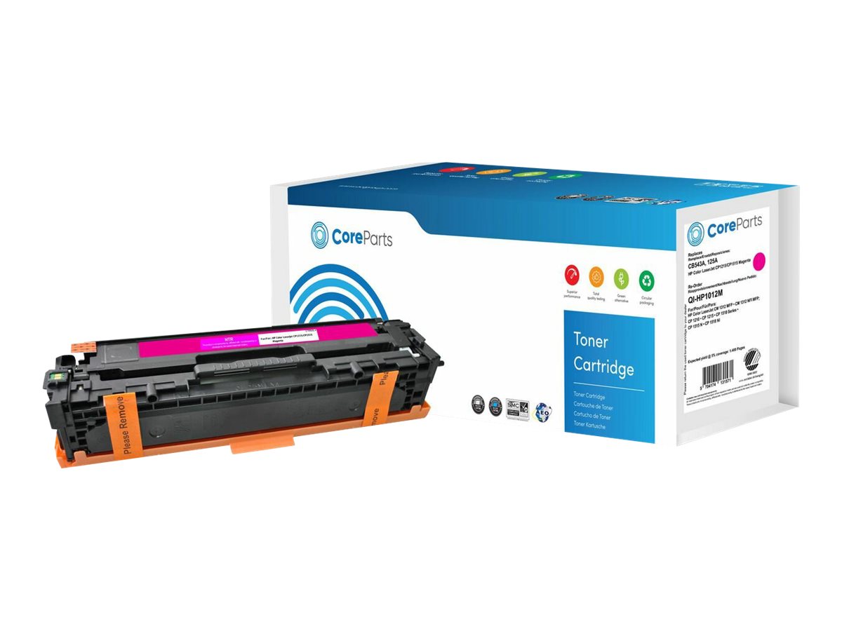 CoreParts Tonerpatrone Magenta (Alternative zu HP CB543A)