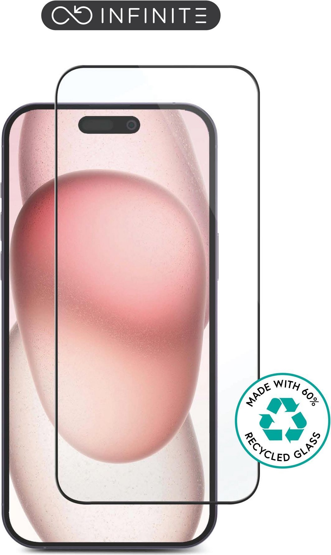 eSTUFF INFINITE GRS iPhone 17 Pro Screen Protector. Full Cover (ES501435-50BULK)