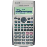 Casio FC-100V Taschenrechner Pocket Financial Grey (4971850172147)