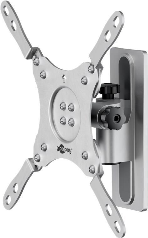 Goobay TV-Wandhalterung Caravan TILT (M), Silber (71987)