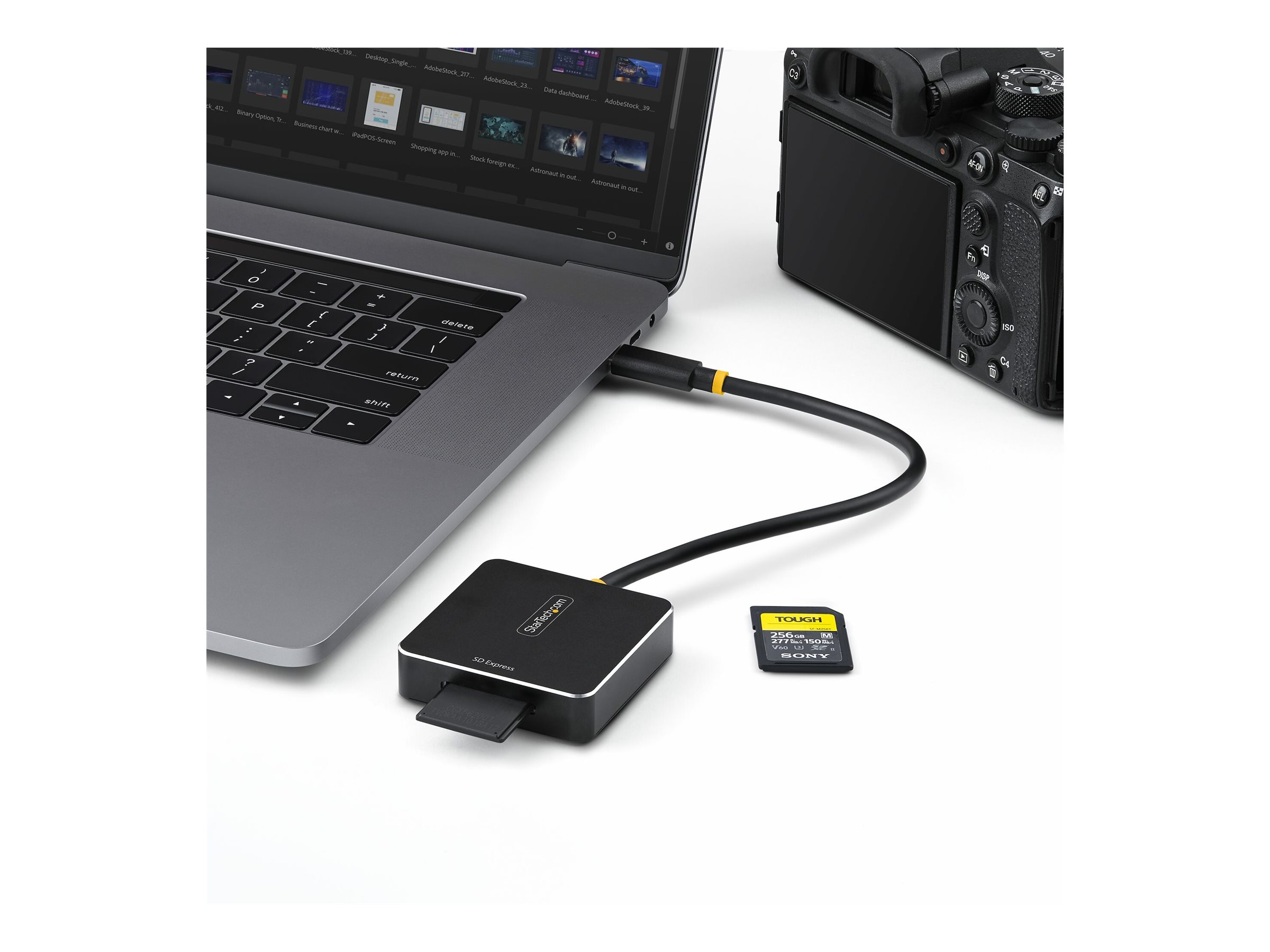 StarTech.com USB-C SD Express Kartenleser 10 Gbps SDHC/SDXC Schwarz